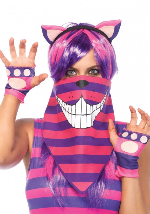 Cheshire Cat Bandana Costume Mask