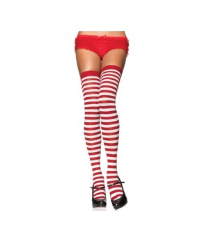 Stripped Thigh High Stockings 3 Pack