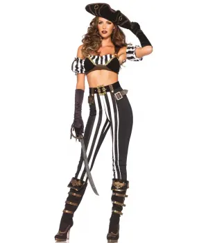 Black Beauty Pirate Costume for Women