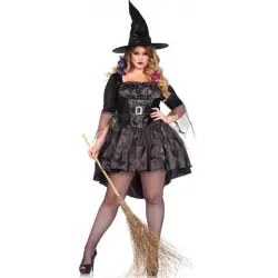 Black Magic Witch Plus Size Halloween Costume