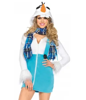 Cozy Snowman Olav Womens Halloween Costume