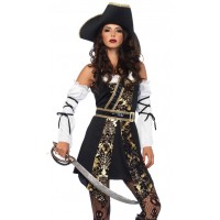 Black Sea Buccaneer Pirate Womens Costume