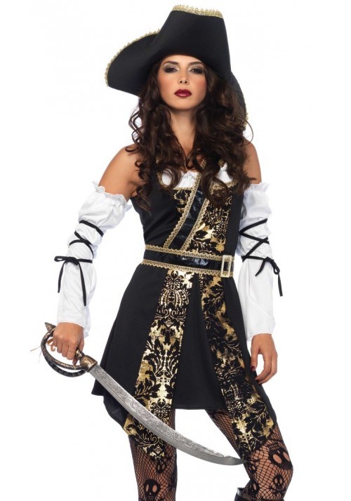 Black Sea Buccaneer Pirate Womens Costume