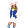 Cozy White Rabbit Womens Wonderland Costume