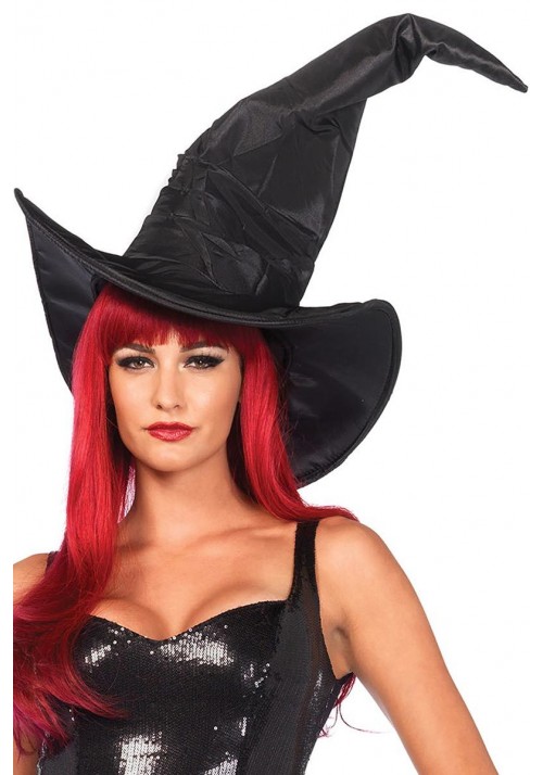 Oversized Ruched Witches Hat
