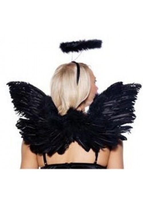Angel Wing and Halo Kit - Black or White