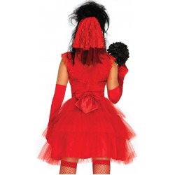 Beetle Bride Red Costume Dress - Large