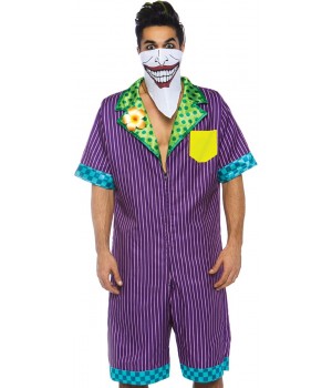 Gotham Super Villain Mens Comfortable Costume