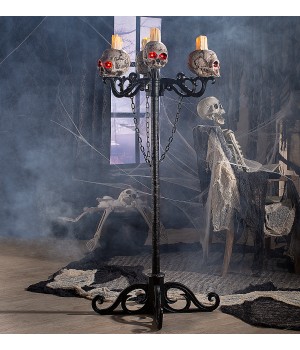 Skull Candelabra - Convertible Display