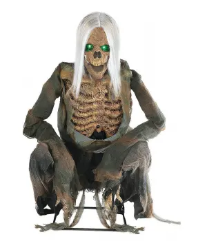 Crouching Bones Animated Halloween Decoration