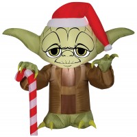 Star Wars Yoda Inflatable Christmas Yard Decoration