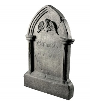 Tipping Tombstone Frightronic Animated Graveyard Prop