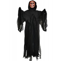 Skull Reaper 4 Foot Light Up Halloween Decoration