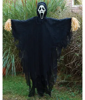 Ghost Face from Scream Scarecrow Outdoor Decoration