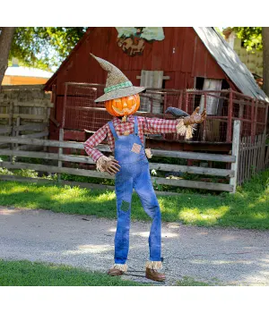 Scarecrow Animated 6 Foot Halloween Decoration
