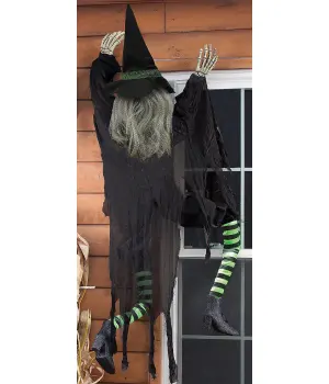 Climbing Witch Life-Size Halloween Decoration