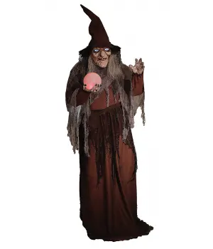 Soothsayer Witch Animated Digiteye Halloween Decoration