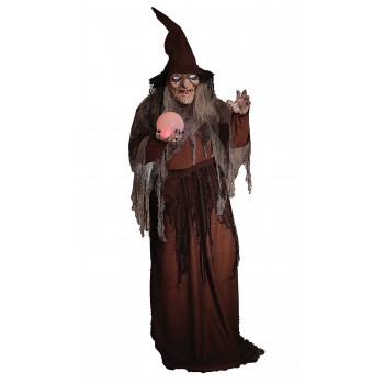 Soothsayer Witch Animated Digiteye Halloween Decoration