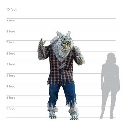 Werewolf Hulking 7 Foot Animated Halloween Decoration