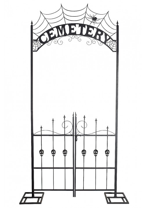 Cemetery Archway Gate Outdoor Decoration