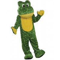 Frog Plush Adult Mascot Costume