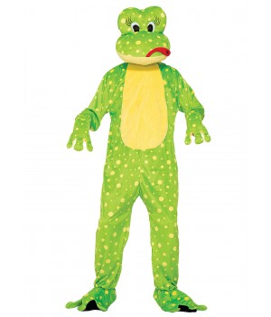 Frog Freddy Adult Mascot Costume