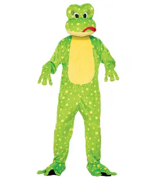 Frog Freddy Adult Mascot Costume