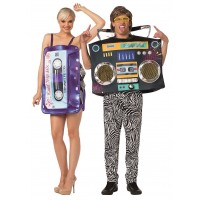 Mix Tape & Boom Box Couple Costumes