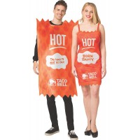Taco Bell Hot Sauce Couple Costumes