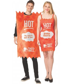Taco Bell Hot Sauce Couple Costumes
