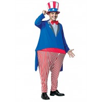 Uncle Sam Hoopster Adult Patriotic Costume