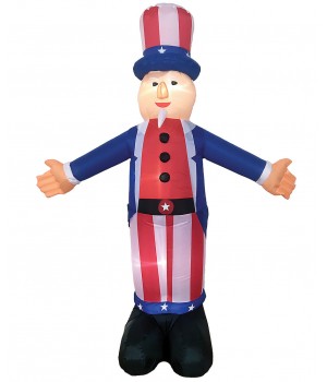 Uncle Sam Inflatable Yard Decoration