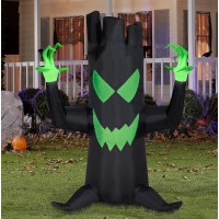 Black Tree with Lights Inflatable Yard Decoration