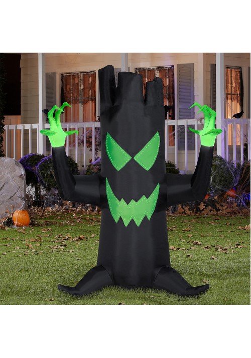 Black Tree with Lights Inflatable Yard Decoration