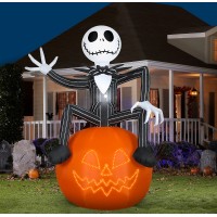 Jack Skellington Airblown Outdoor Halloween Decoration