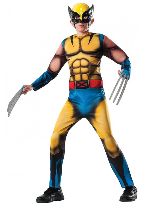 Wolverine Classic Boy's Muscle Costume - Large