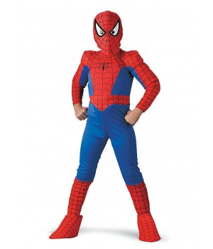 Spiderman Comic Deluxe Kids Costume