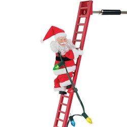 Climbing Santa Animated Christmas Decoration