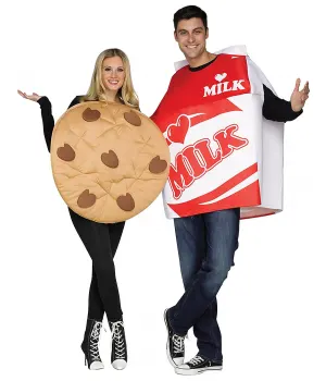 Cookies & Milk Unisex Couples Costumes