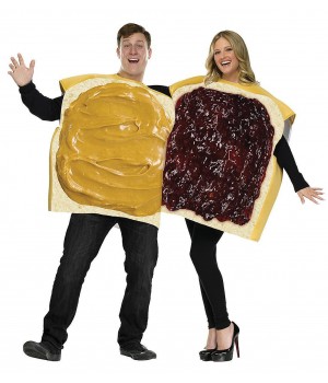 Peanut Butter & Jelly Couples Costume Set