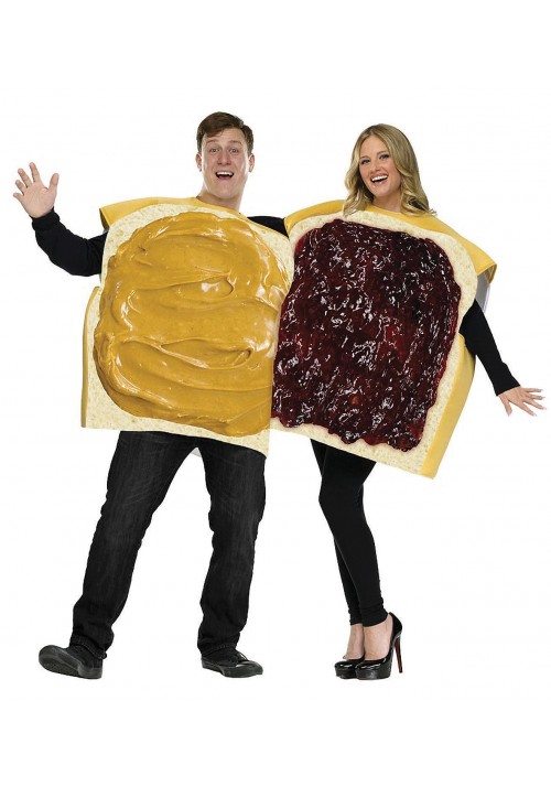 Peanut Butter & Jelly Couples Costume Set