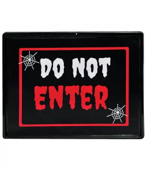 Do Not Enter Neon Light-Up Sign