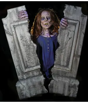  Cracking Crypt Frightronic Animated Graveyard Decoration