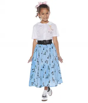 50s Skirt Costume for Kids - Large