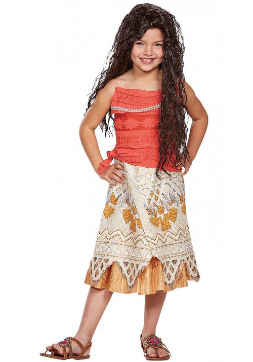 Moana Girl's Classic Disney Costume - Small