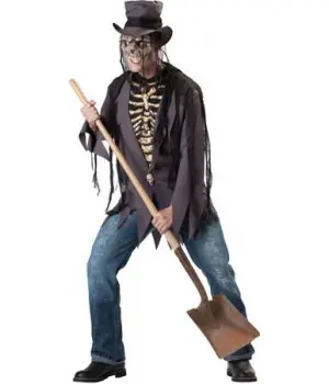 Grave Digger Halloween Costume for Men - Large