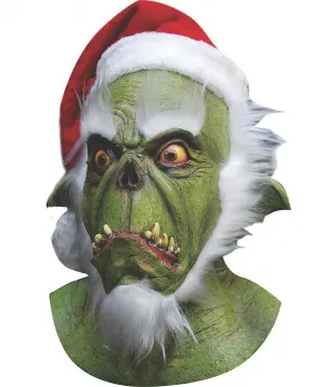 Green Santa Latex Mask