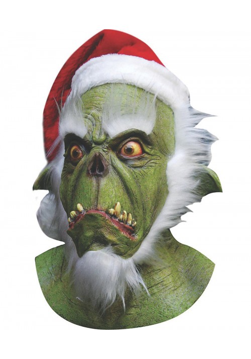 Green Santa Latex Mask