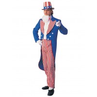 Uncle Sam Adult Costume - Large