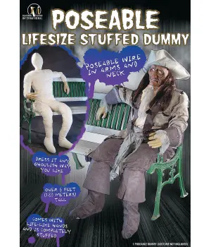 Life-Size Posable Dummy with Hands